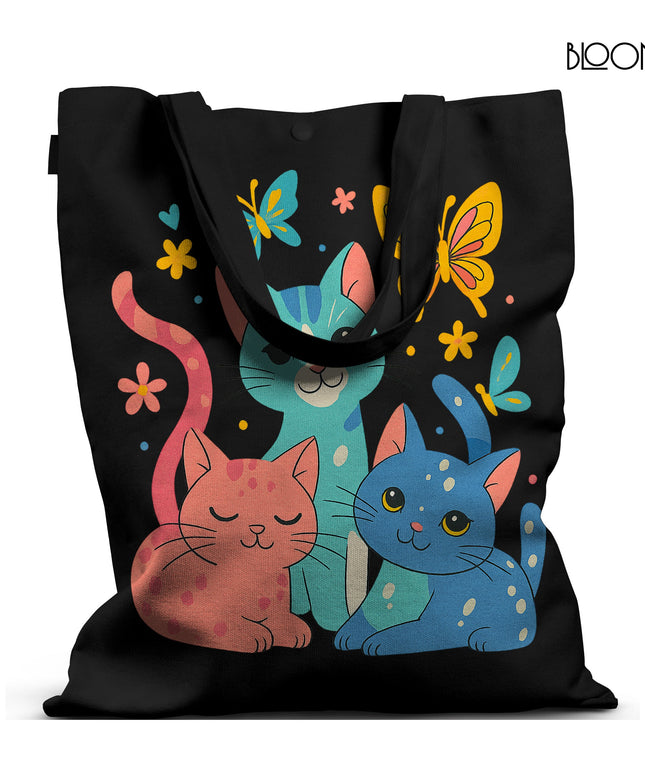 Butterfly Cats Tote