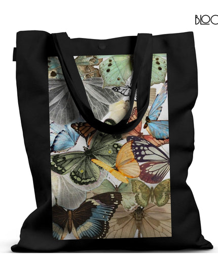 Midnight Butterfly Tote Bag