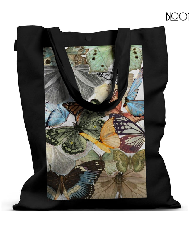 Midnight Butterfly Tote Bag