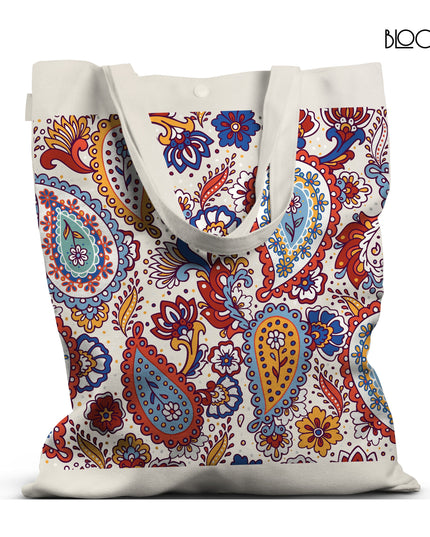 Midnight Paisley Tote