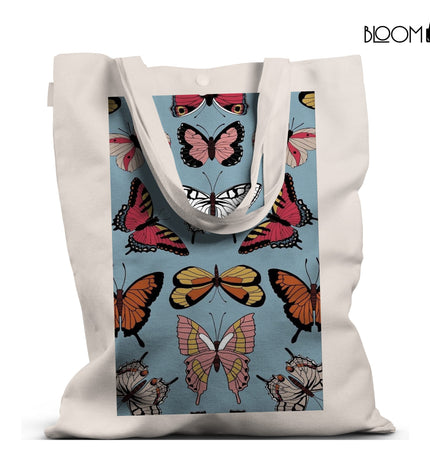 Noir Butterfly Dream Tote Bag