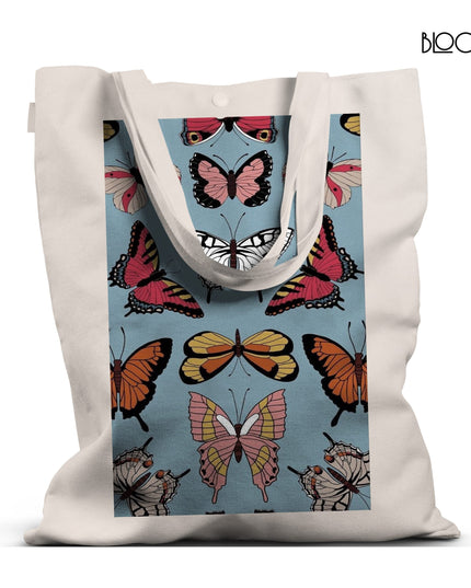 Noir Butterfly Dream Tote Bag
