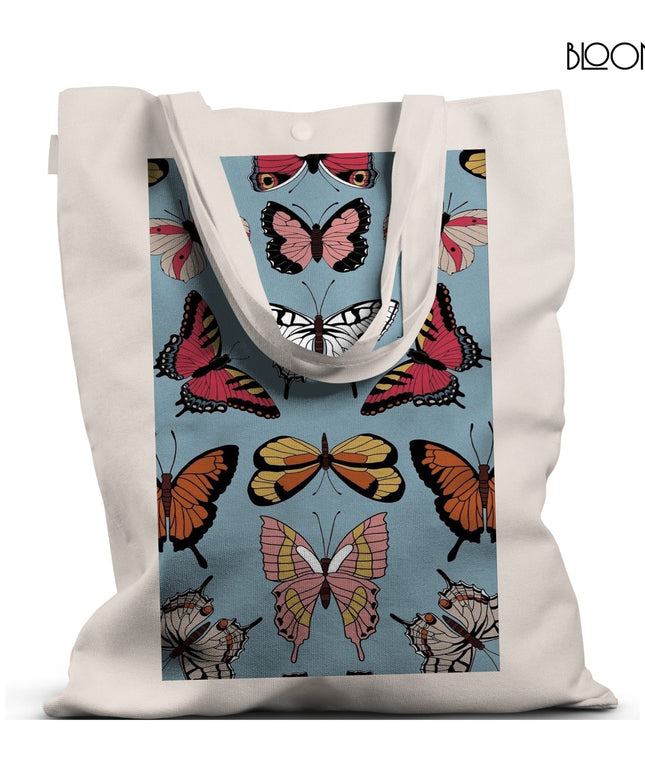 Noir Butterfly Dream Tote Bag
