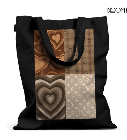 Retro Love Patchwork Tote