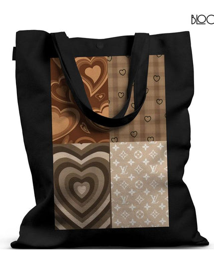Retro Love Patchwork Tote