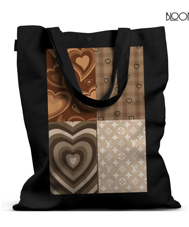 Retro Love Patchwork Tote