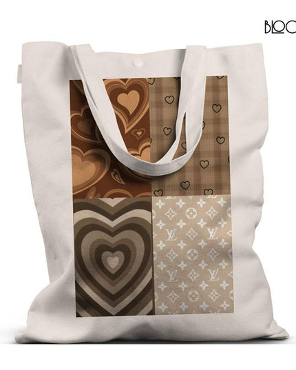 Retro Love Patchwork Tote