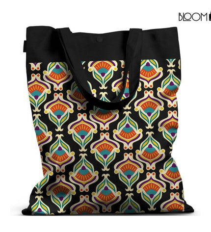 Midnight Bloom Pattern Bag