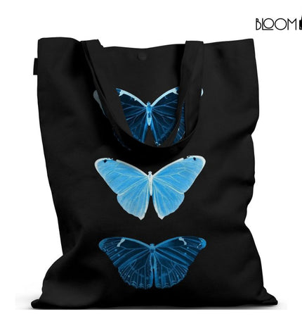 Ivory Butterfly Delight Tote Bag