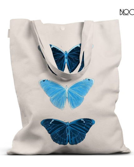 Ivory Butterfly Delight Tote Bag