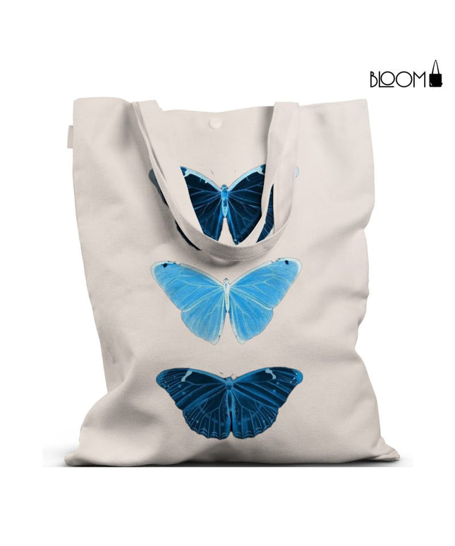 Ivory Butterfly Delight Tote Bag