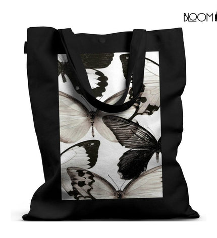 Frosted Wings Butterfly Tote Bag