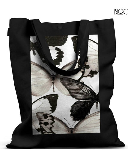Frosted Wings Butterfly Tote Bag