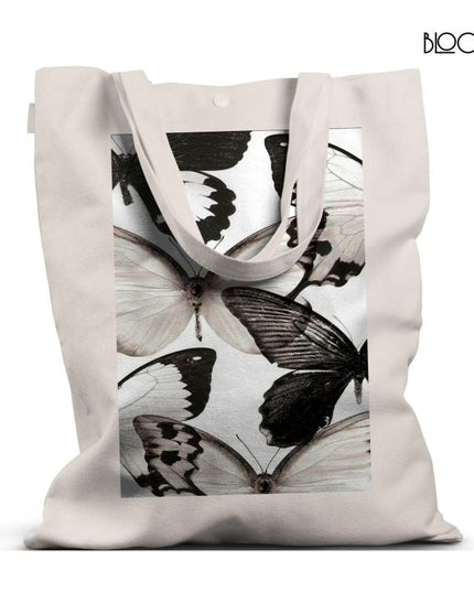 Frosted Wings Butterfly Tote Bag