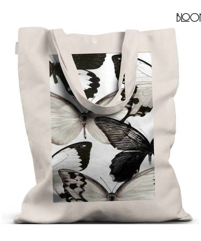 Frosted Wings Butterfly Tote Bag