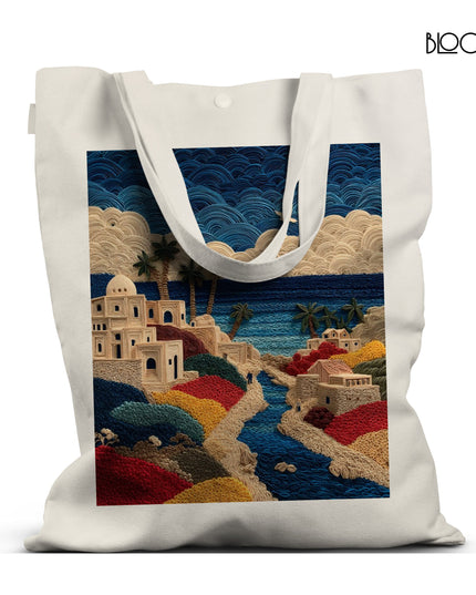 Dreams of Santorini Tote