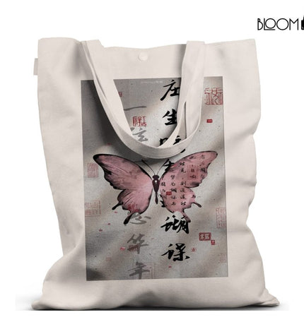 Angel Wing Butterfly Tote Bag