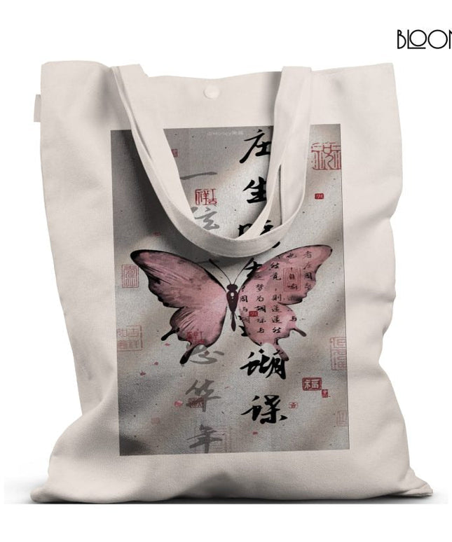 Angel Wing Butterfly Tote Bag