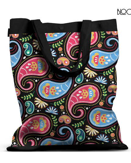 Carnival Bloom Paisley Tote