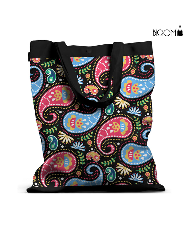Carnival Bloom Paisley Tote