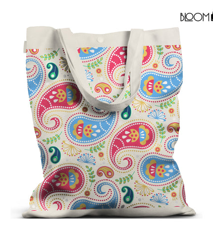Carnival Bloom Paisley Tote