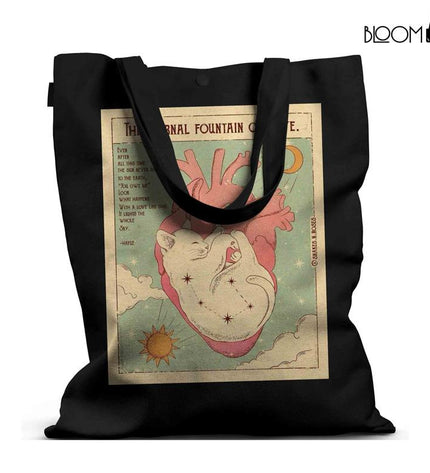 Poetic Heart Tote