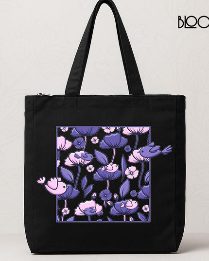 Lavender Birds & Blooms