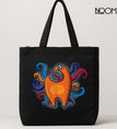 black / Square Tote