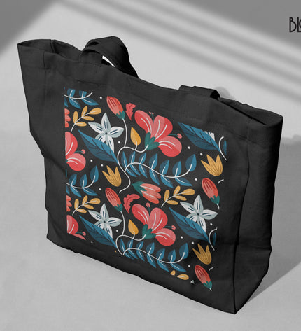 Spring Petals Pattern Tote