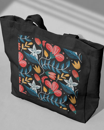 Spring Petals Pattern Tote