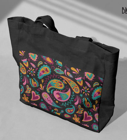 Vibrant Paisley Bloom