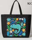 black / extended-tote
