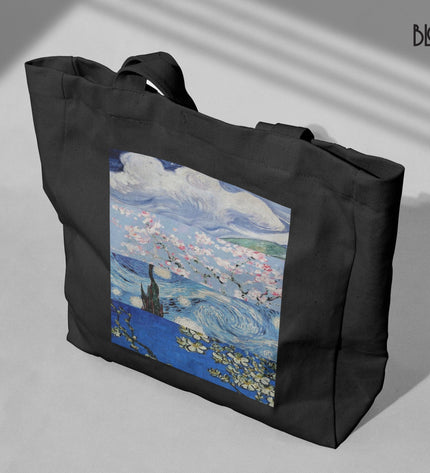 Van Gogh Inspired Blue Waves