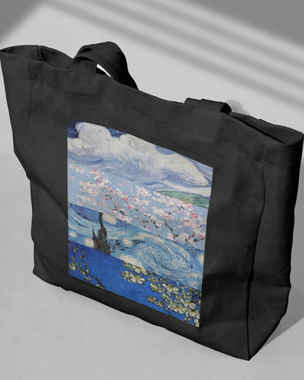 Van Gogh Inspired Blue Waves