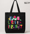 black / Square Tote