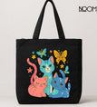 black / Square Tote