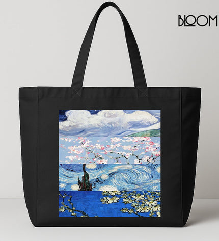 Van Gogh Inspired Blue Waves