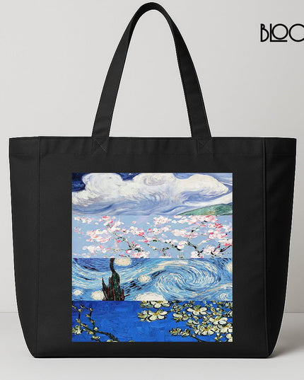 Van Gogh Inspired Blue Waves