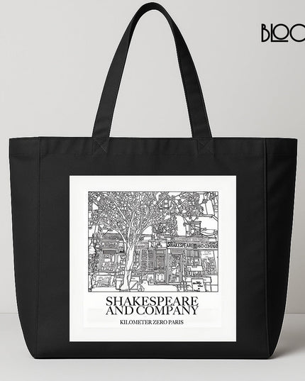 Bloom Large Tote – Shakespeare & Company design.