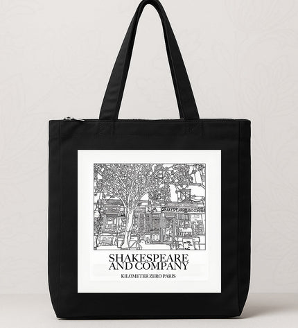 Bloom Large Tote – Shakespeare & Company design.