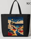 black / extended-tote