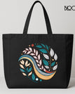 black / extended-tote