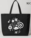 black / extended-tote