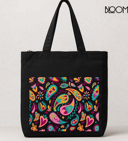 Vibrant Paisley Bloom