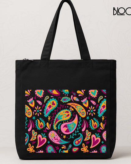 Vibrant Paisley Bloom