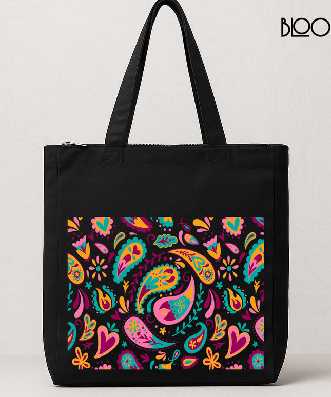 Vibrant Paisley Bloom