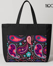 black / extended-tote