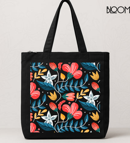 Spring Petals Pattern Tote