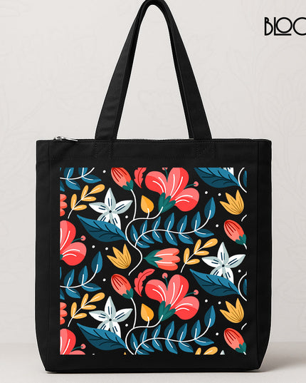Spring Petals Pattern Tote
