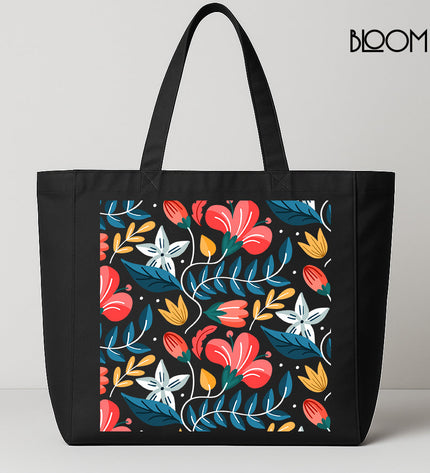 Spring Petals Pattern Tote